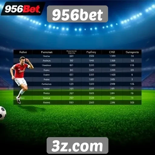 Comparação de odds entre 956bet e concorrentes